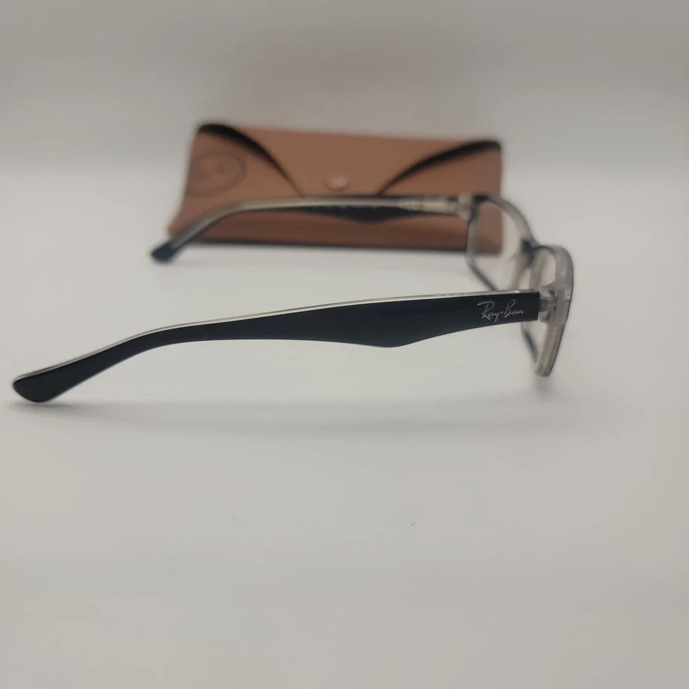 Ray-Ban Junior Kids Rectangular Eyeglass Frames Only RB1530 3529 Black 48-18-130